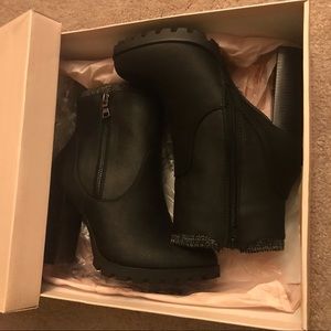 Booties, CARLINA (BLACK 7.5)